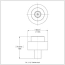1-1/2 Inch Cabinet Knob