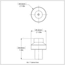 1 Inch Cabinet Knob