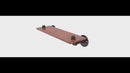 Pipeline Collection Ironwood Shelf