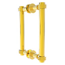 Contemporary Back to Back Shower Door Pull with Dotted Accents
