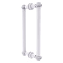 Contemporary Back to Back Shower Door Pull with Twisted Accents