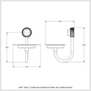 Porte-gobelet et brosses 脿 dents de collection Venus