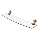 Venus Collection Glass Shelf with Smooth Accents