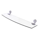 Venus Collection Glass Shelf with Smooth Accents