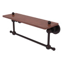 Astor Place 脡tag猫re en bois de ip solide avec barre  serviettes int茅gr茅e