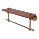 Astor Place 脡tag猫re en bois de ip solide avec barre  serviettes int茅gr茅e