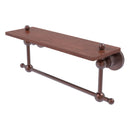 Astor Place 脡tag猫re en bois de ip solide avec barre  serviettes int茅gr茅e