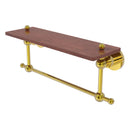 Astor Place 脡tag猫re en bois de ip solide avec barre  serviettes int茅gr茅e