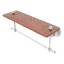 Astor Place 脡tag猫re en bois de ip solide avec barre  serviettes int茅gr茅e