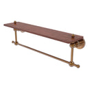 Astor Place 脡tag猫re en bois de ip solide avec barre  serviettes int茅gr茅e
