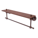 Astor Place 脡tag猫re en bois de ip solide avec barre  serviettes int茅gr茅e