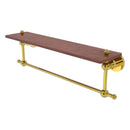 Astor Place 脡tag猫re en bois de ip solide avec barre  serviettes int茅gr茅e