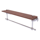 Astor Place 脡tag猫re en bois de ip solide avec barre  serviettes int茅gr茅e