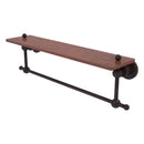 Astor Place 脡tag猫re en bois de ip solide avec barre  serviettes int茅gr茅e