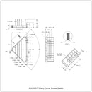 Toiletry Corner Shower Basket