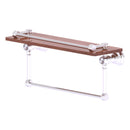 Carolina Crystal Collection Gallery Wood Shelf with Towel Bar