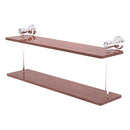 Carolina Crystal Collection Two Tiered Wood Shelf