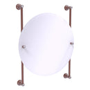 Carolina Miroir rond sans cadre mont sur rail