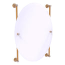 Carolina Miroir ovale mont sur rail sans cadre