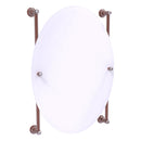 Carolina Miroir ovale mont sur rail sans cadre