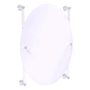 Carolina Miroir ovale mont sur rail sans cadre