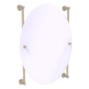 Carolina Miroir ovale mont sur rail sans cadre
