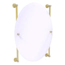 Carolina Miroir ovale mont sur rail sans cadre