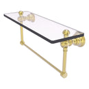 Carolina Collection Glass Shelf with Integrated Towel Bar
