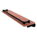Carolina Collection Wood Shelf with Gallery Rail