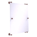 Carolina Miroir rectangulaire sans cadre mont sur rail