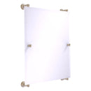 Carolina Miroir rectangulaire sans cadre mont sur rail