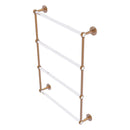 Clearview Collection 4 Tier Ladder Towel Bar with Grooved Accents