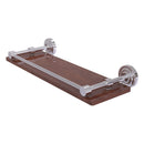 Dottingham 脡tag猫re en bois ip solide avec rail de galerie