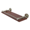 Dottingham 脡tag猫re en bois ip solide avec rail de galerie