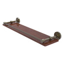Dottingham 脡tag猫re en bois ip solide avec rail de galerie