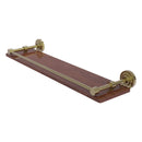 Dottingham 脡tag猫re en bois ip solide avec rail de galerie