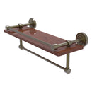 Dottingham 脡tag猫re en bois ip avec rail de galerie et barre  serviettes