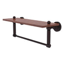 Dottingham 脡tag猫re en bois de ip solide avec barre  serviettes int茅gr茅e