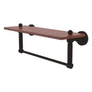 Dottingham 脡tag猫re en bois de ip solide avec barre  serviettes int茅gr茅e