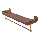 Dottingham 脡tag猫re en bois ip avec rail de galerie et barre  serviettes