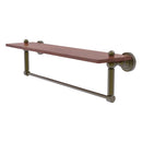 Dottingham 脡tag猫re en bois de ip solide avec barre  serviettes int茅gr茅e