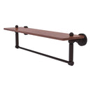 Dottingham 脡tag猫re en bois de ip solide avec barre  serviettes int茅gr茅e