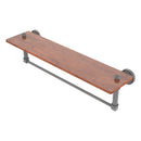 Dottingham 脡tag猫re en bois de ip solide avec barre  serviettes int茅gr茅e