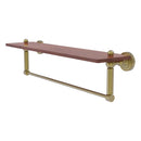 Dottingham 脡tag猫re en bois de ip solide avec barre  serviettes int茅gr茅e