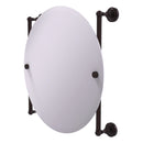 Dottingham Miroir rond sans cadre mont sur rail
