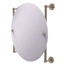Dottingham Miroir rond sans cadre mont sur rail