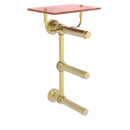 Dottingham Porte-papier de toilette  3 rouleaux avec 茅tag猫re en bois