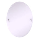 Miroir inclinable ovale sans cadre avec bord biseaut茅