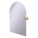 Miroir arqu茅 inclinable sans cadre avec bord biseaut茅