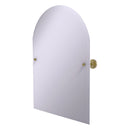 Miroir arqu茅 inclinable sans cadre avec bord biseaut茅
